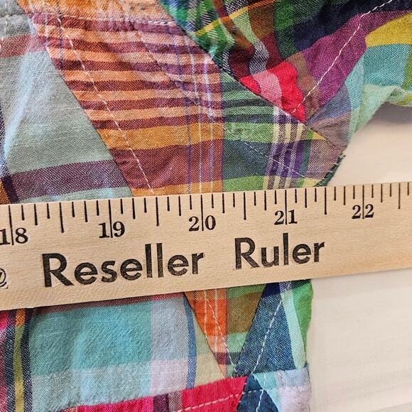 Polo Ralph Lauren Multi Cloth Pearl Snap Long Sleeve Shirt Size Medium - Picture 7 of 8